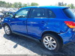 2015 Mitsubishi Outlander Sport Es Blue vin: 4A4AP3AU4FE049936