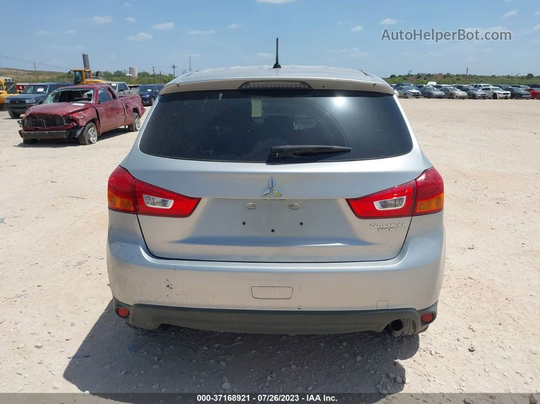 2013 Mitsubishi Outlander Sport Es Silver vin: 4A4AP3AU5DE010771