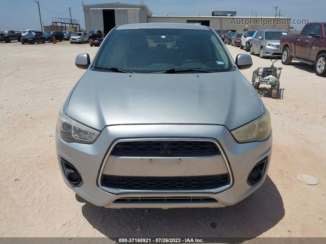 2013 Mitsubishi Outlander Sport Es Серебряный vin: 4A4AP3AU5DE010771