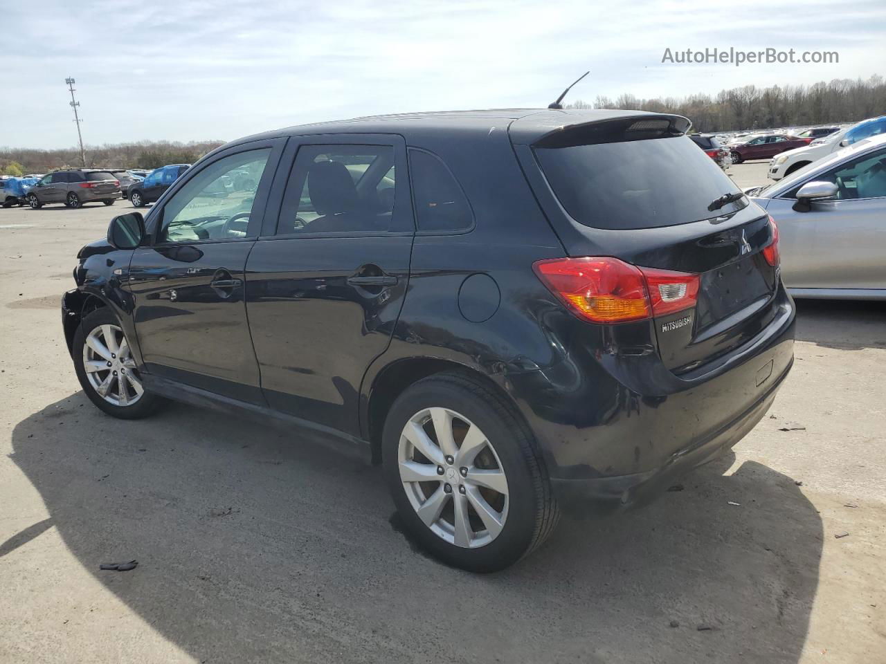 2013 Mitsubishi Outlander Sport Es Black vin: 4A4AP3AU5DE018093