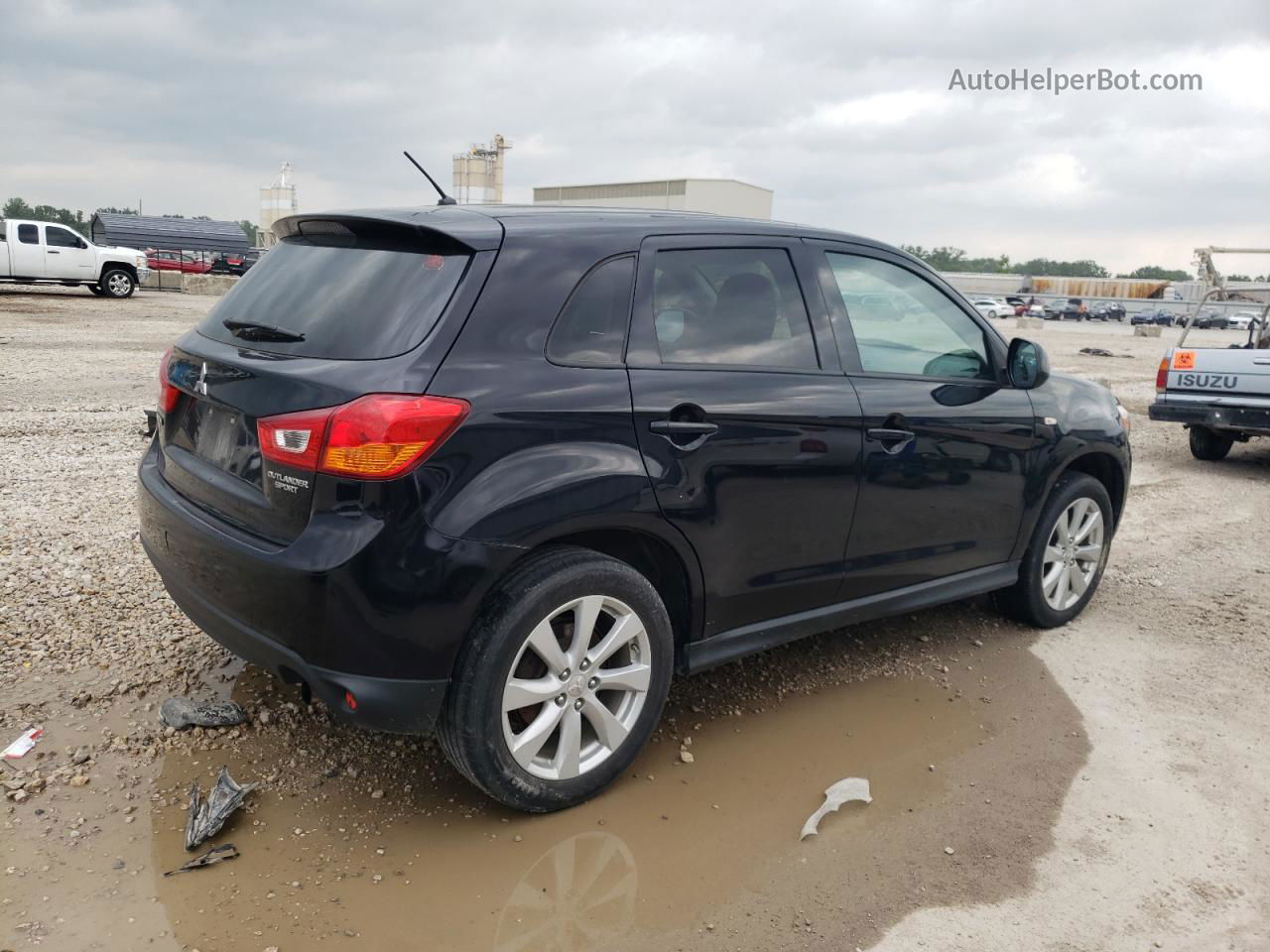 2013 Mitsubishi Outlander Sport Es Black vin: 4A4AP3AU5DE019471