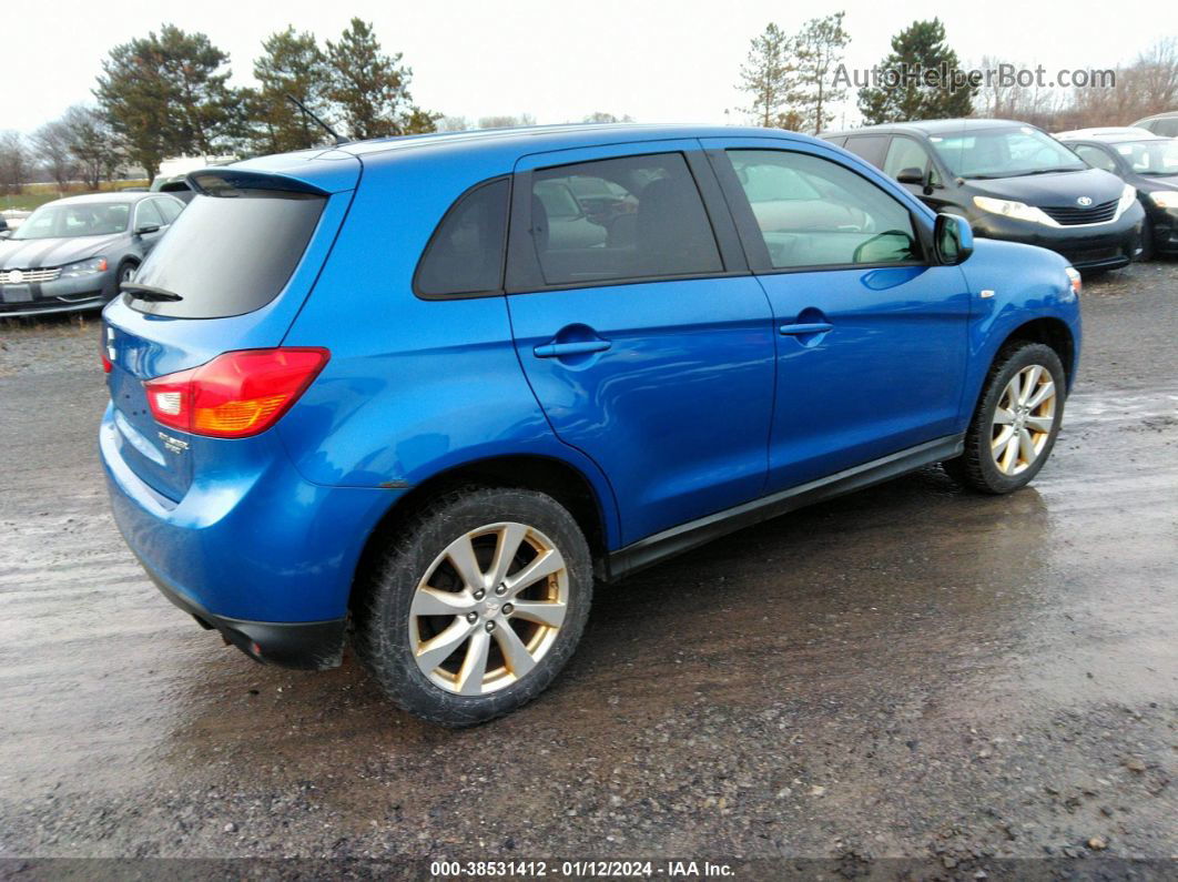 2015 Mitsubishi Outlander Sport Es Blue vin: 4A4AP3AU5FE011969