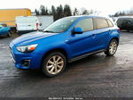 2015 Mitsubishi Outlander Sport Es Blue vin: 4A4AP3AU5FE011969