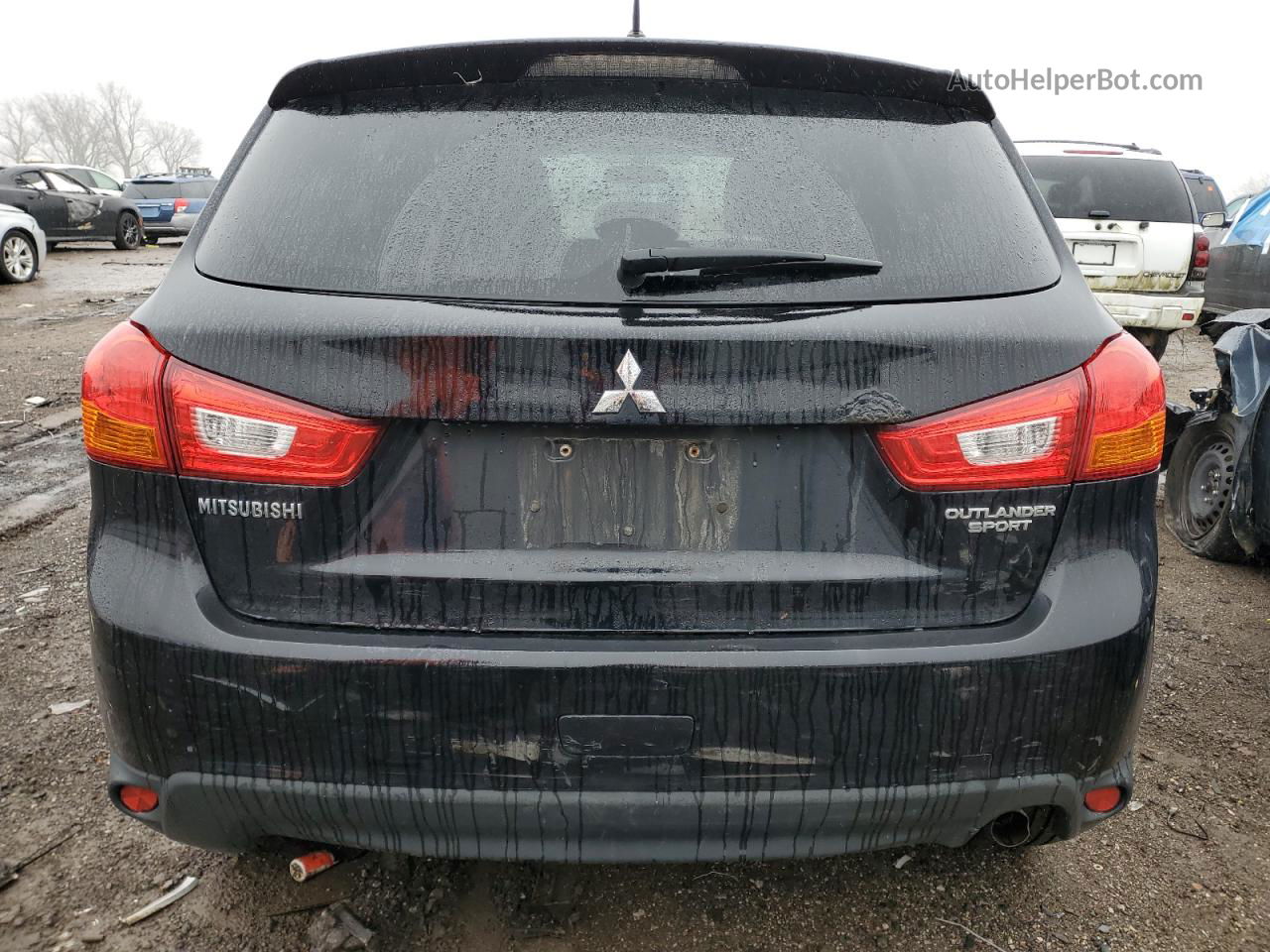 2015 Mitsubishi Outlander Sport Es Black vin: 4A4AP3AU5FE012359