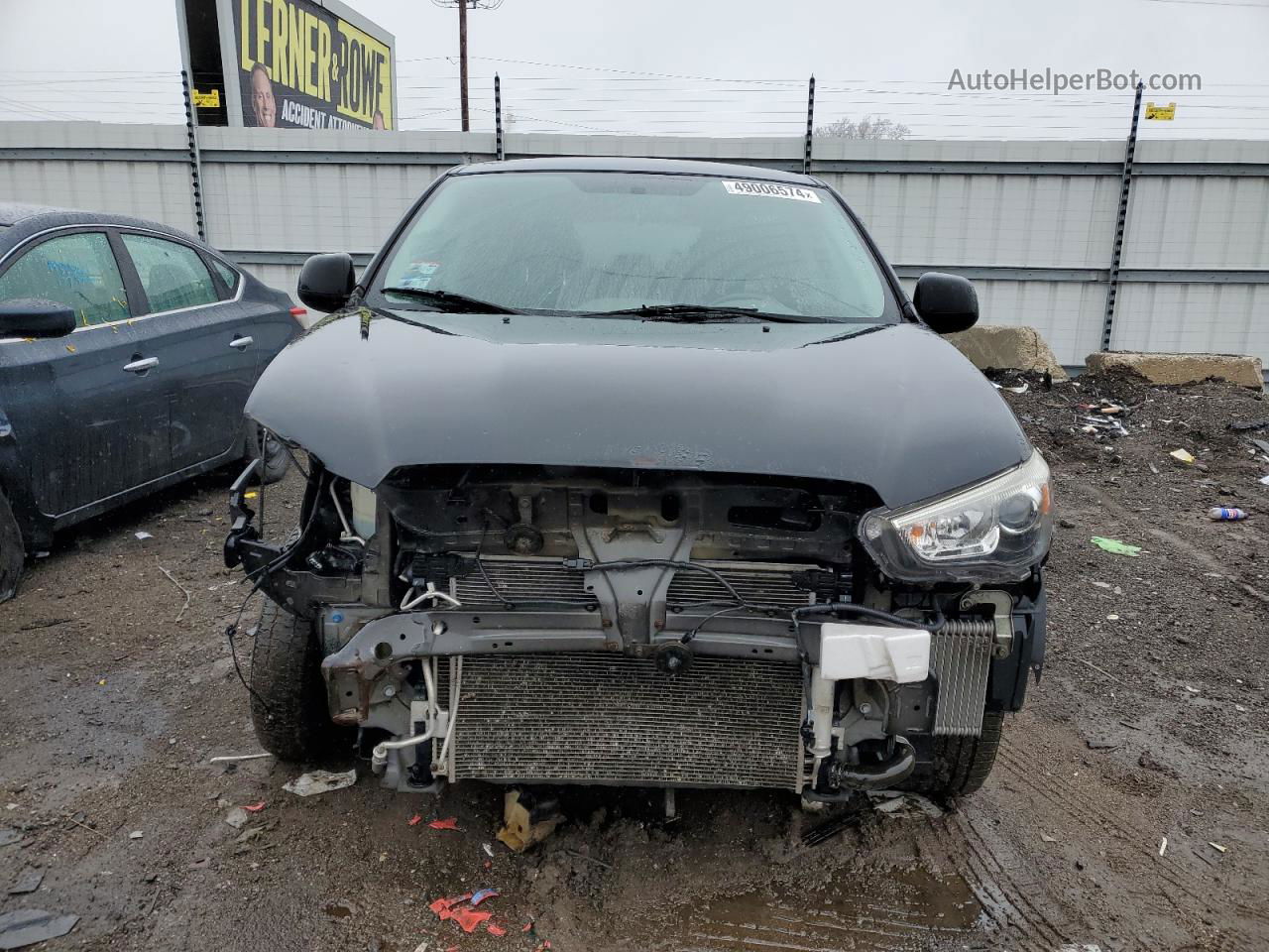 2015 Mitsubishi Outlander Sport Es Black vin: 4A4AP3AU5FE012359