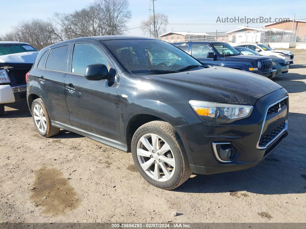 2015 Mitsubishi Outlander Sport Es Black vin: 4A4AP3AU5FE023474