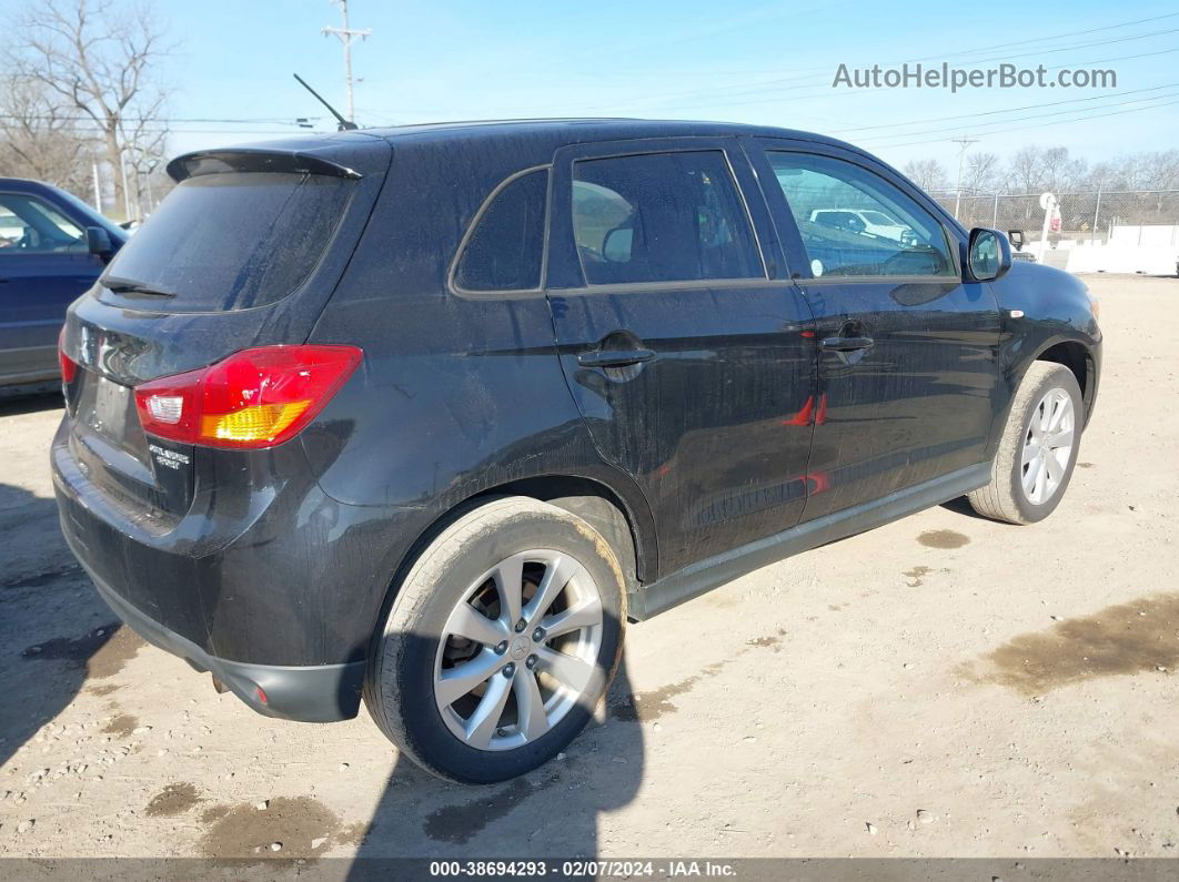 2015 Mitsubishi Outlander Sport Es Black vin: 4A4AP3AU5FE023474