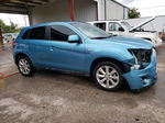 2014 Mitsubishi Outlander Sport Es Turquoise vin: 4A4AP3AU6EE006486