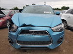 2014 Mitsubishi Outlander Sport Es Blue vin: 4A4AP3AU6EE024566