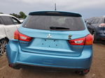 2014 Mitsubishi Outlander Sport Es Blue vin: 4A4AP3AU6EE024566