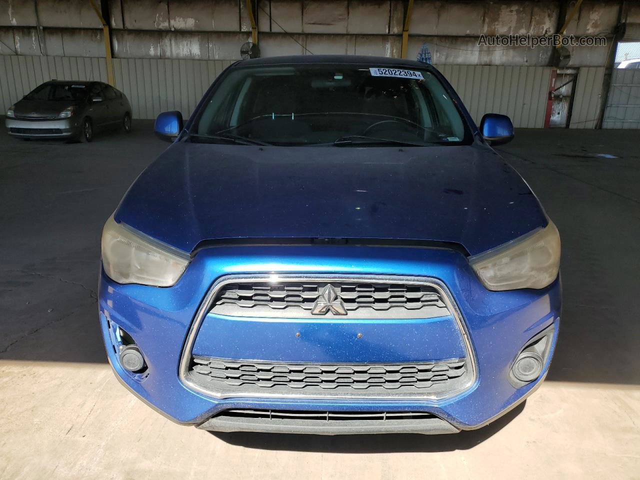 2015 Mitsubishi Outlander Sport Es Blue vin: 4A4AP3AU6FE003427