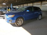 2015 Mitsubishi Outlander Sport Es Blue vin: 4A4AP3AU6FE003427