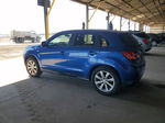 2015 Mitsubishi Outlander Sport Es Blue vin: 4A4AP3AU6FE003427