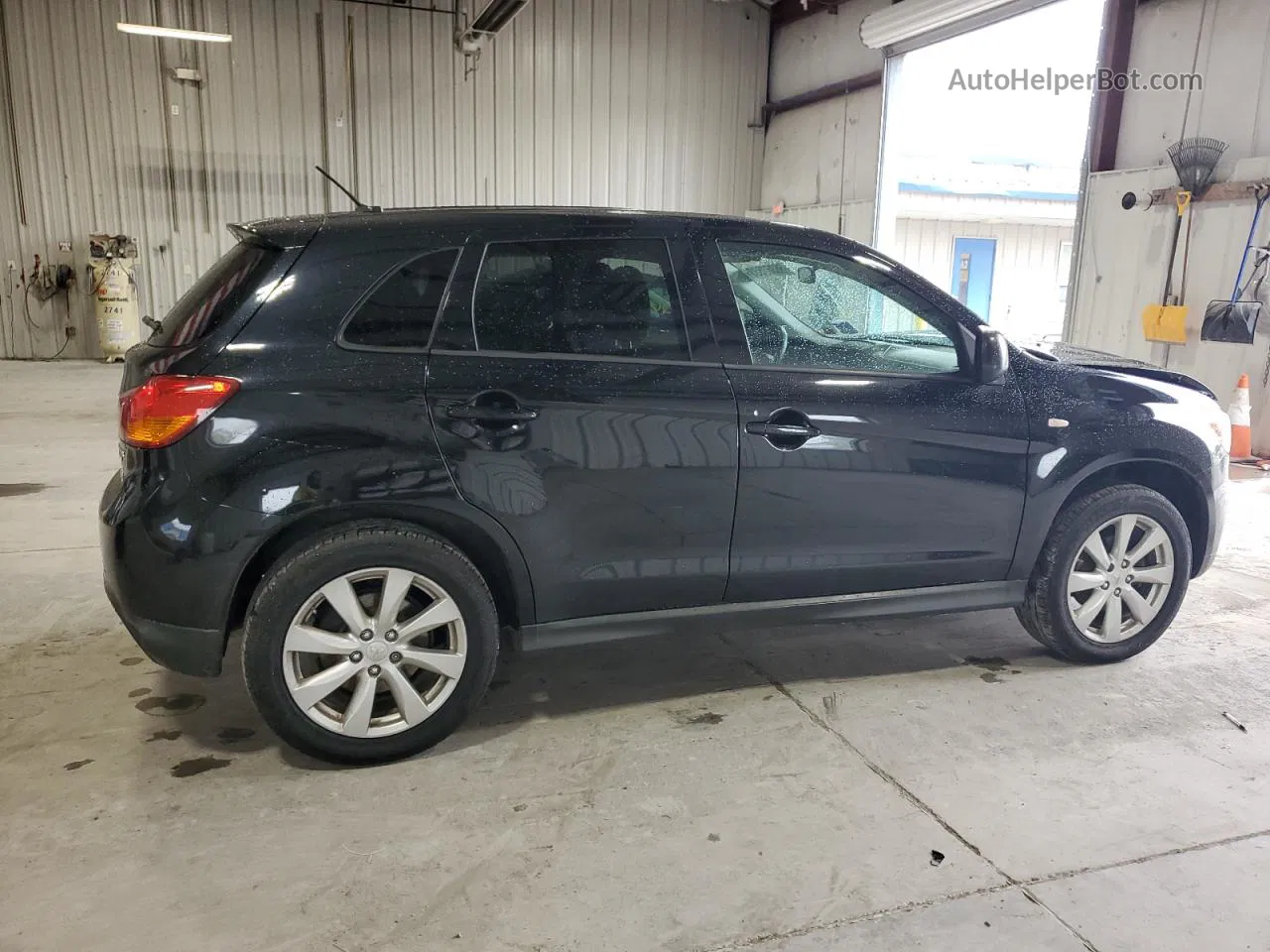 2015 Mitsubishi Outlander Sport Es Черный vin: 4A4AP3AU6FE015111