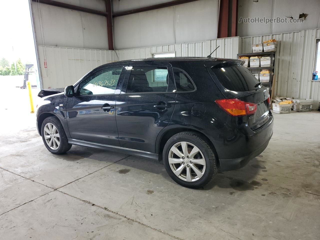 2015 Mitsubishi Outlander Sport Es Черный vin: 4A4AP3AU6FE015111