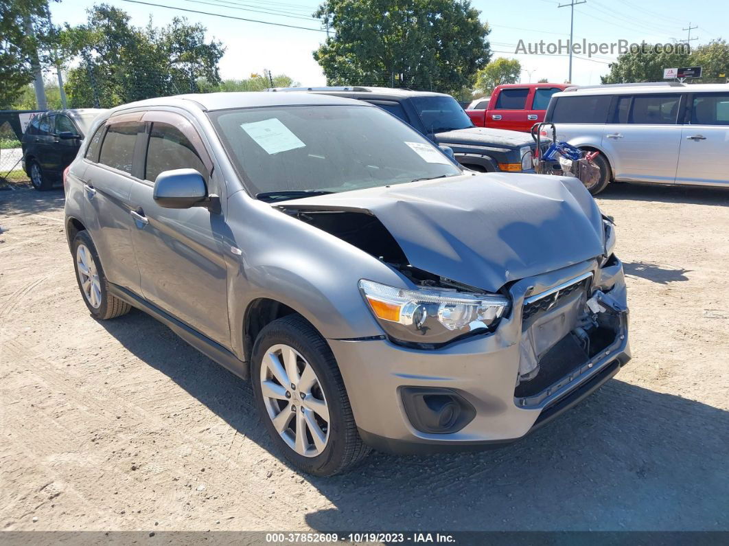 2015 Mitsubishi Outlander Sport Es Gray vin: 4A4AP3AU6FE015609