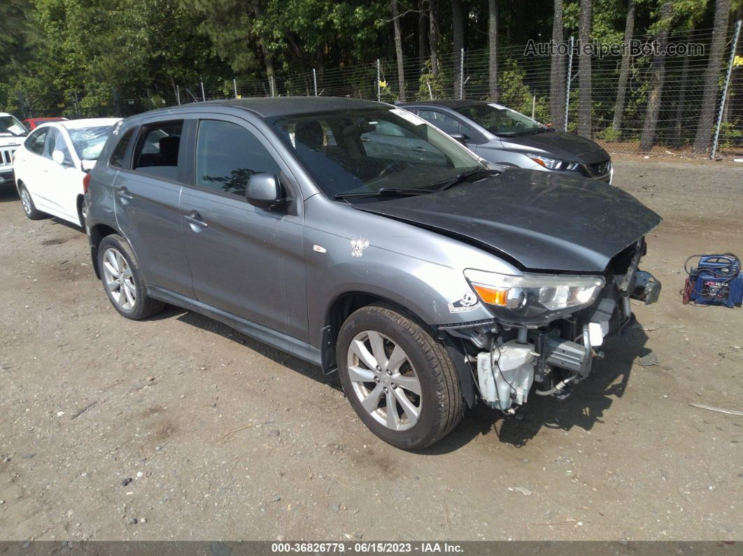 2015 Mitsubishi Outlander Sport Es Silver vin: 4A4AP3AU6FE019692