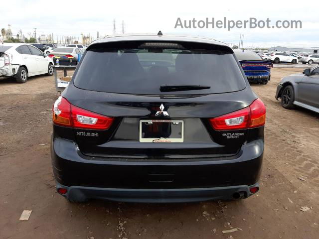 2015 Mitsubishi Outlander Sport Es Black vin: 4A4AP3AU6FE041336