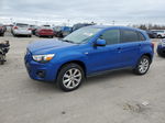 2015 Mitsubishi Outlander Sport Es Синий vin: 4A4AP3AU6FE050165