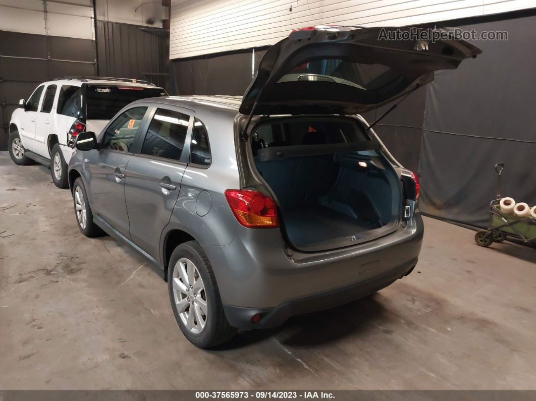 2015 Mitsubishi Outlander Sport Es Gray vin: 4A4AP3AU6FE050327