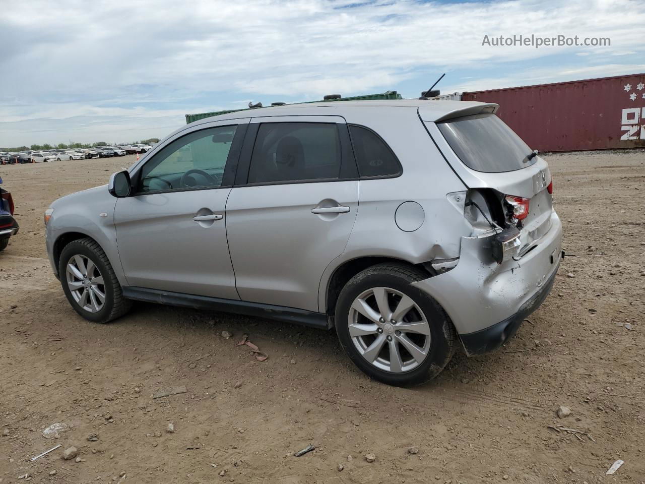 2015 Mitsubishi Outlander Sport Es Silver vin: 4A4AP3AU6FE054555