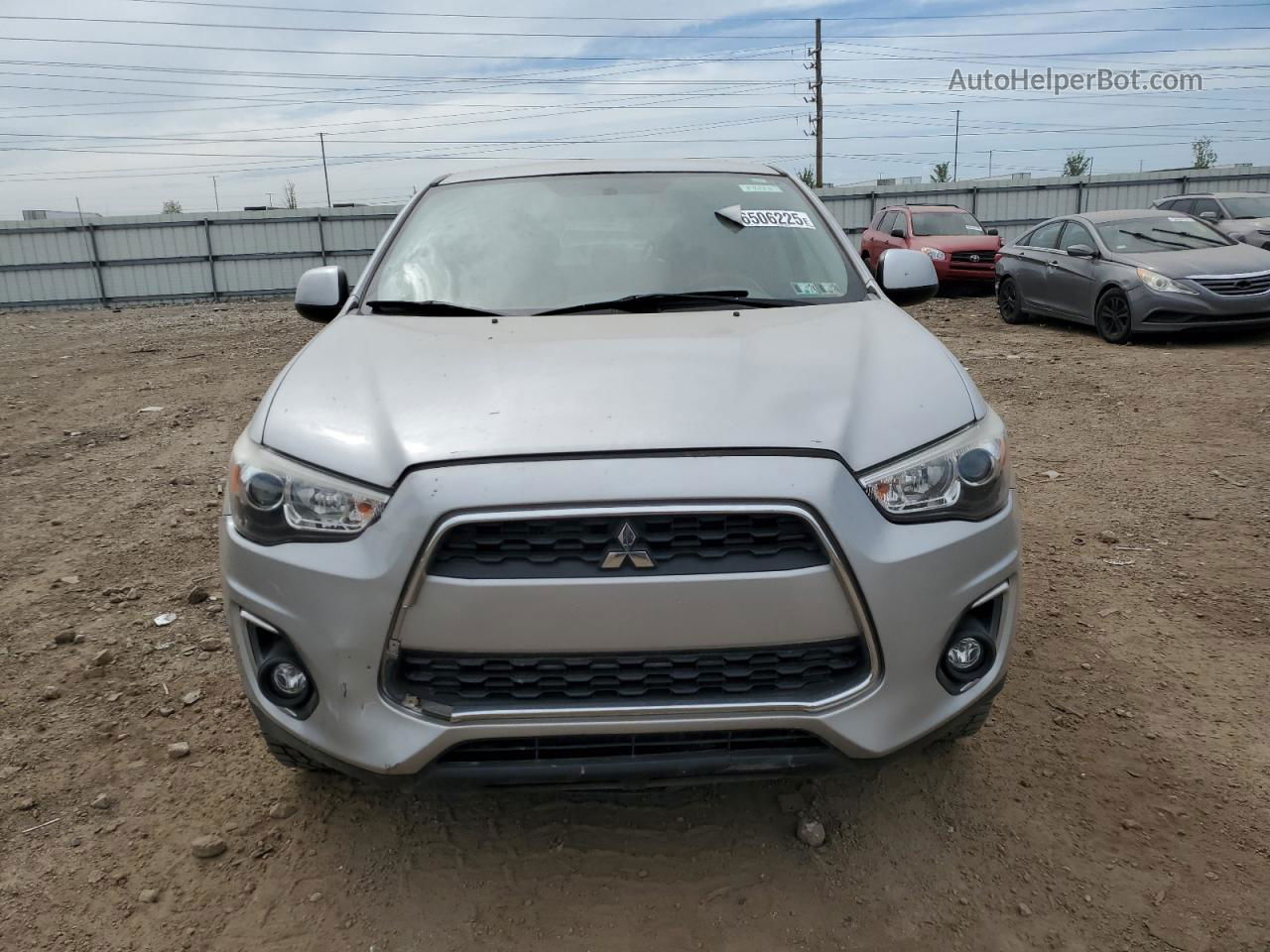 2015 Mitsubishi Outlander Sport Es Silver vin: 4A4AP3AU6FE054555