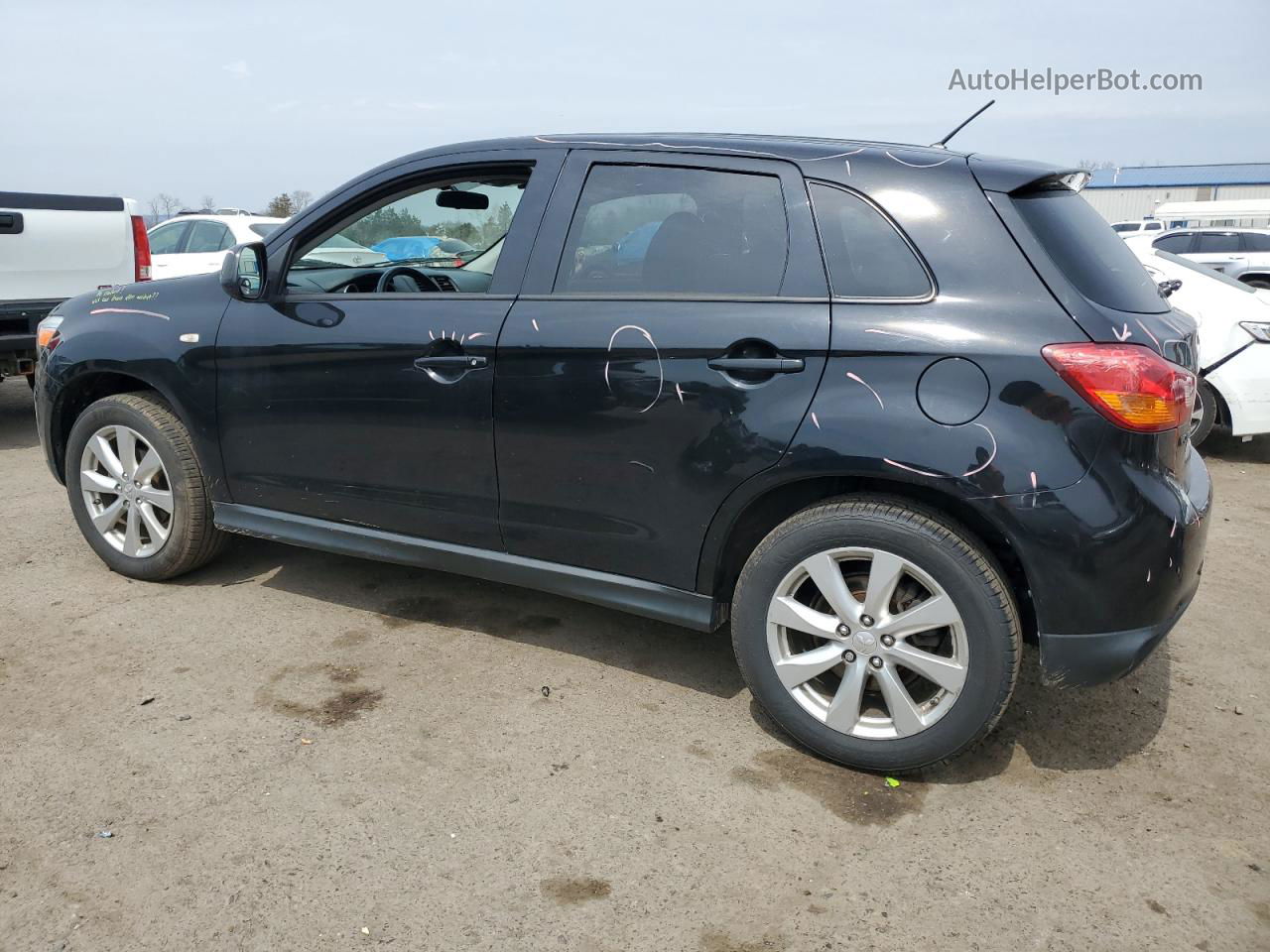 2015 Mitsubishi Outlander Sport Es Black vin: 4A4AP3AU6FE058878