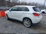 2013 Mitsubishi Outlander Sport Es White vin: 4A4AP3AU7DE002168