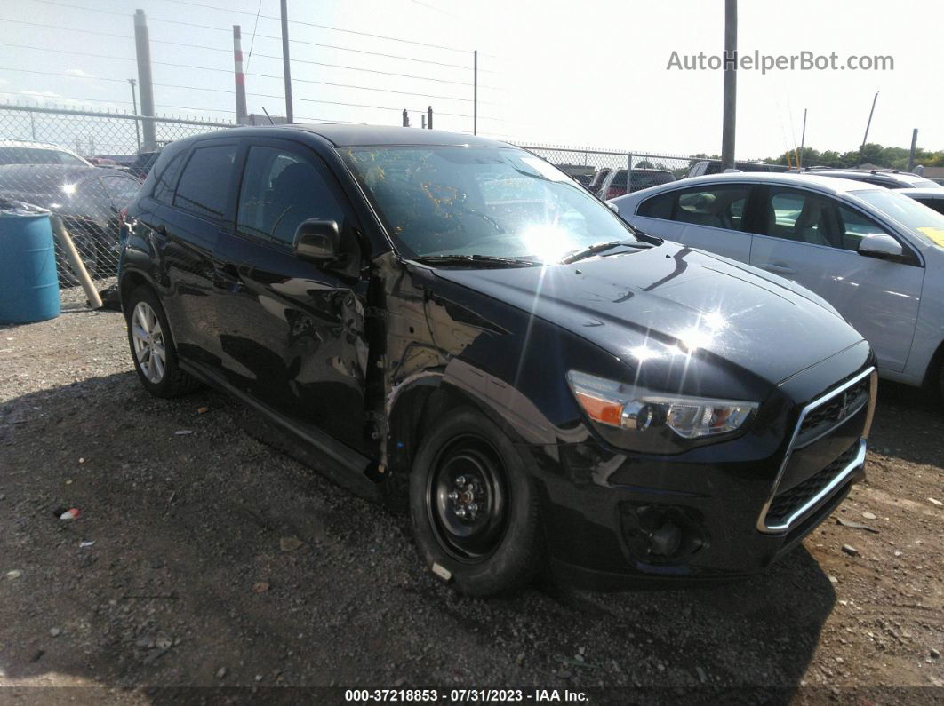 2013 Mitsubishi Outlander Sport Es Black vin: 4A4AP3AU7DE010206