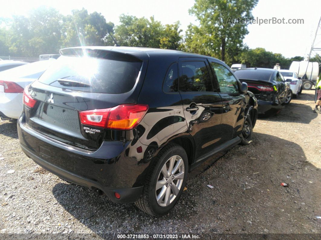 2013 Mitsubishi Outlander Sport Es Black vin: 4A4AP3AU7DE010206