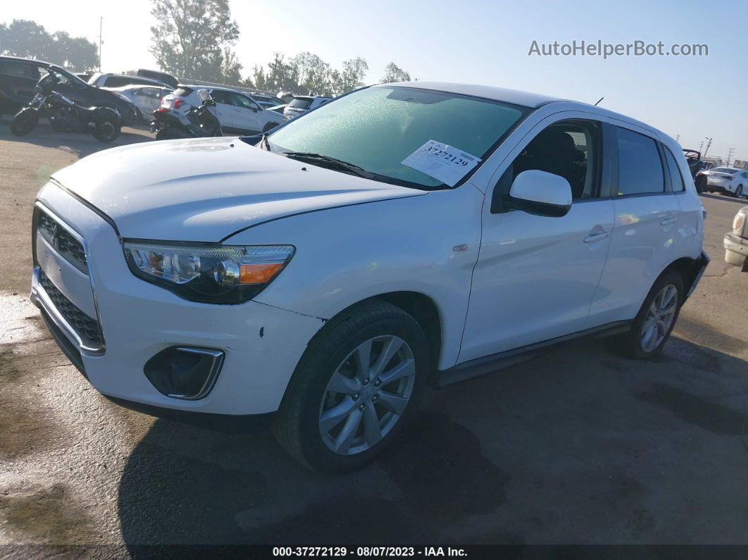 2013 Mitsubishi Outlander Sport Es Yellow vin: 4A4AP3AU7DE011856