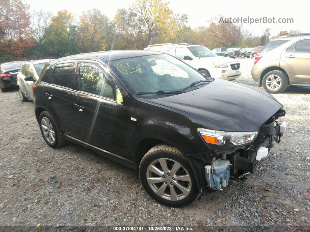 2013 Mitsubishi Outlander Sport Es Black vin: 4A4AP3AU7DE015714