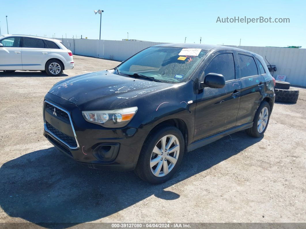 2013 Mitsubishi Outlander Sport Es Black vin: 4A4AP3AU7DE022680