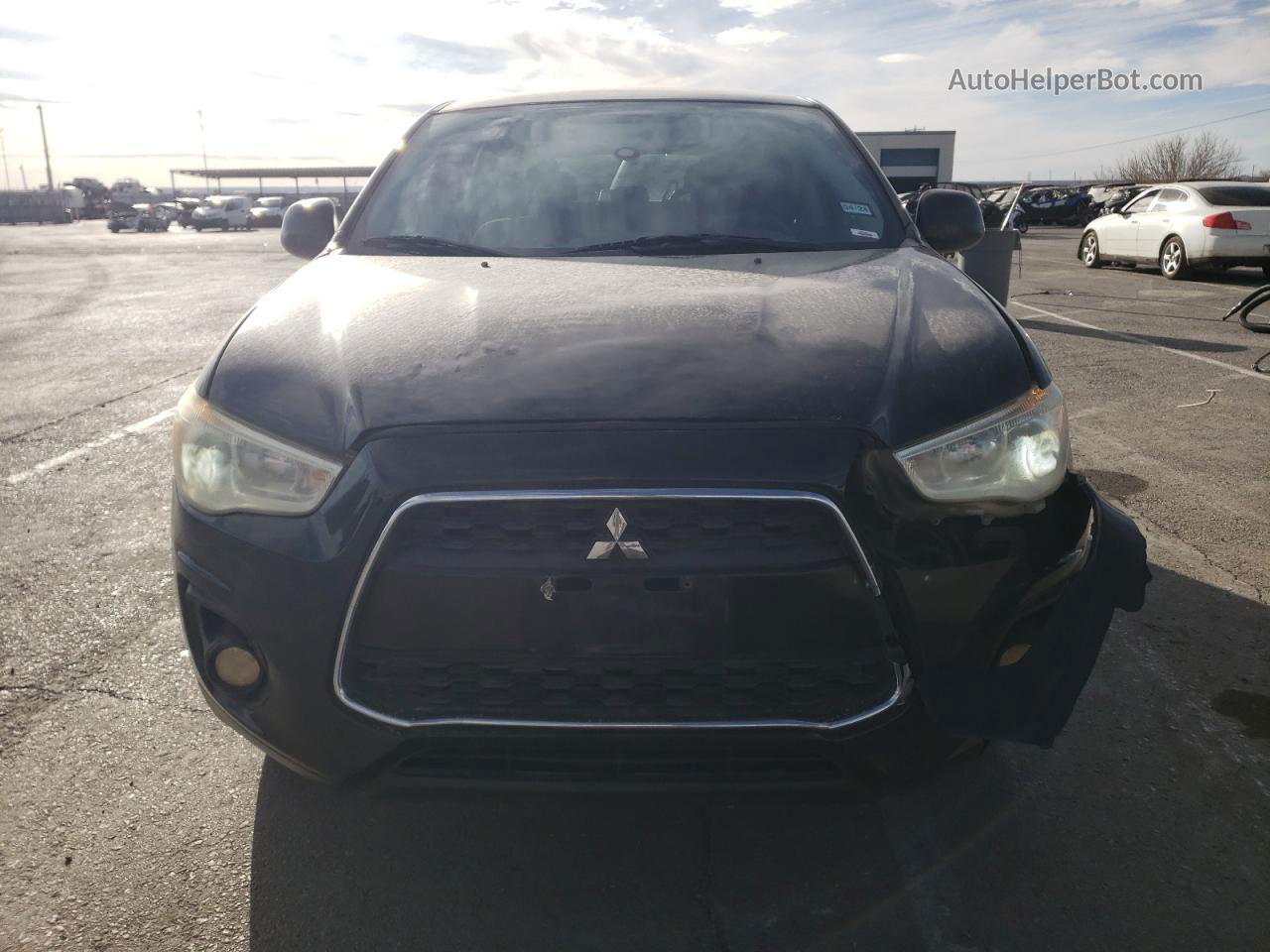 2014 Mitsubishi Outlander Sport Es Black vin: 4A4AP3AU7EE001474