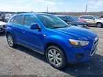 2015 Mitsubishi Outlander Sport Es Синий vin: 4A4AP3AU7FE002397