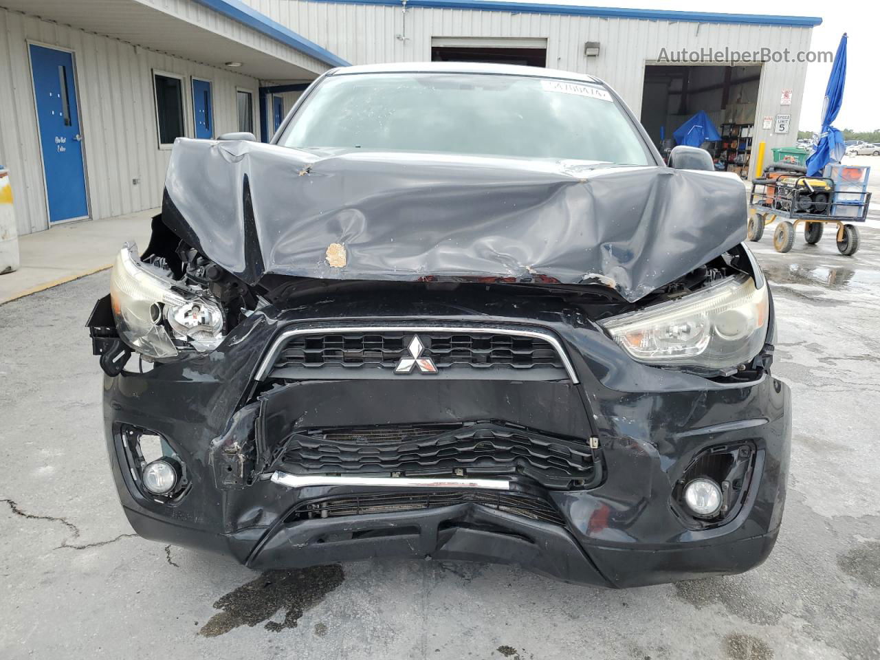 2015 Mitsubishi Outlander Sport Es Black vin: 4A4AP3AU7FE012606