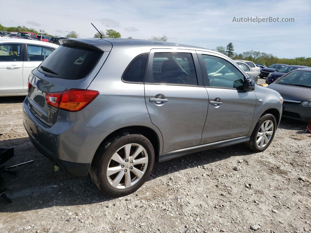 2015 Mitsubishi Outlander Sport Es Silver vin: 4A4AP3AU7FE012668