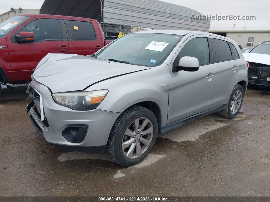 2015 Mitsubishi Outlander Sport Es Silver vin: 4A4AP3AU7FE014890