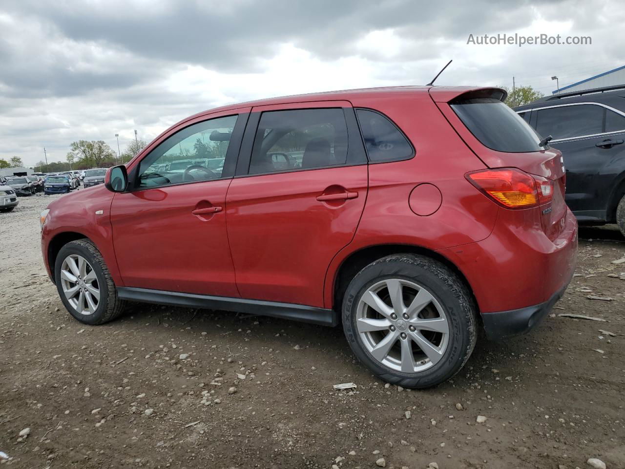 2015 Mitsubishi Outlander Sport Es Red vin: 4A4AP3AU7FE016784