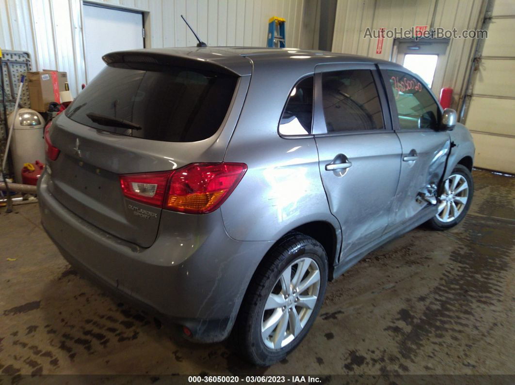 2015 Mitsubishi Outlander Sport Es Gray vin: 4A4AP3AU7FE019734