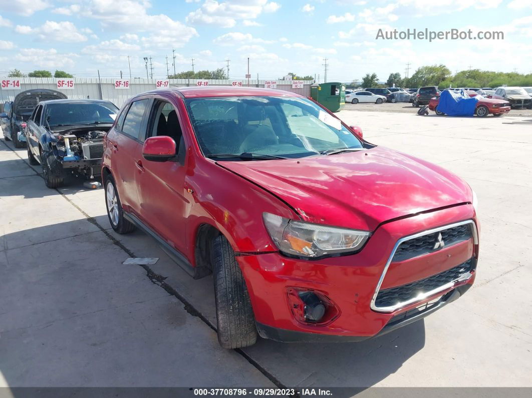 2015 Mitsubishi Outlander Sport Es Red vin: 4A4AP3AU7FE023704