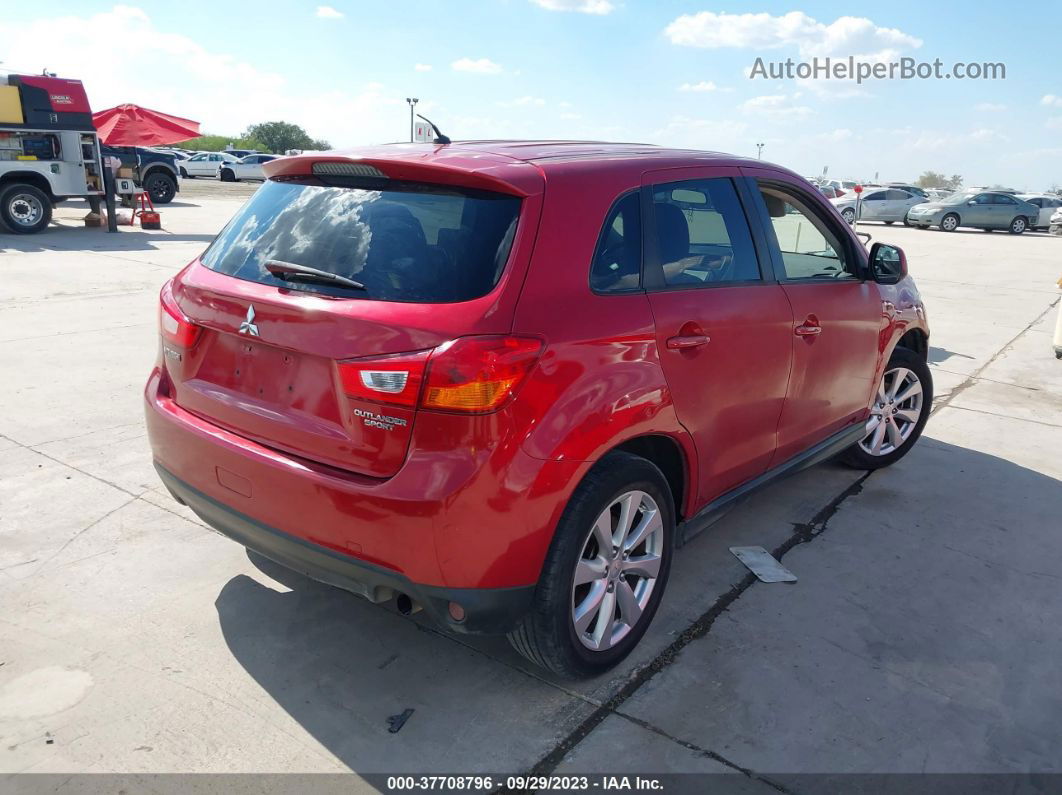 2015 Mitsubishi Outlander Sport Es Red vin: 4A4AP3AU7FE023704