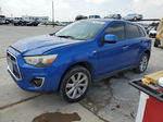 2015 Mitsubishi Outlander Sport Es Blue vin: 4A4AP3AU7FE058212