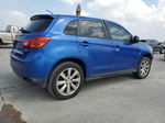 2015 Mitsubishi Outlander Sport Es Blue vin: 4A4AP3AU7FE058212