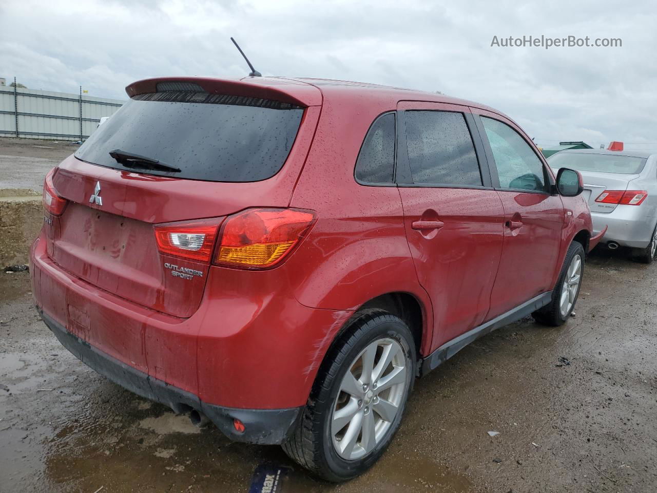 2015 Mitsubishi Outlander Sport Es Red vin: 4A4AP3AU7FE062180