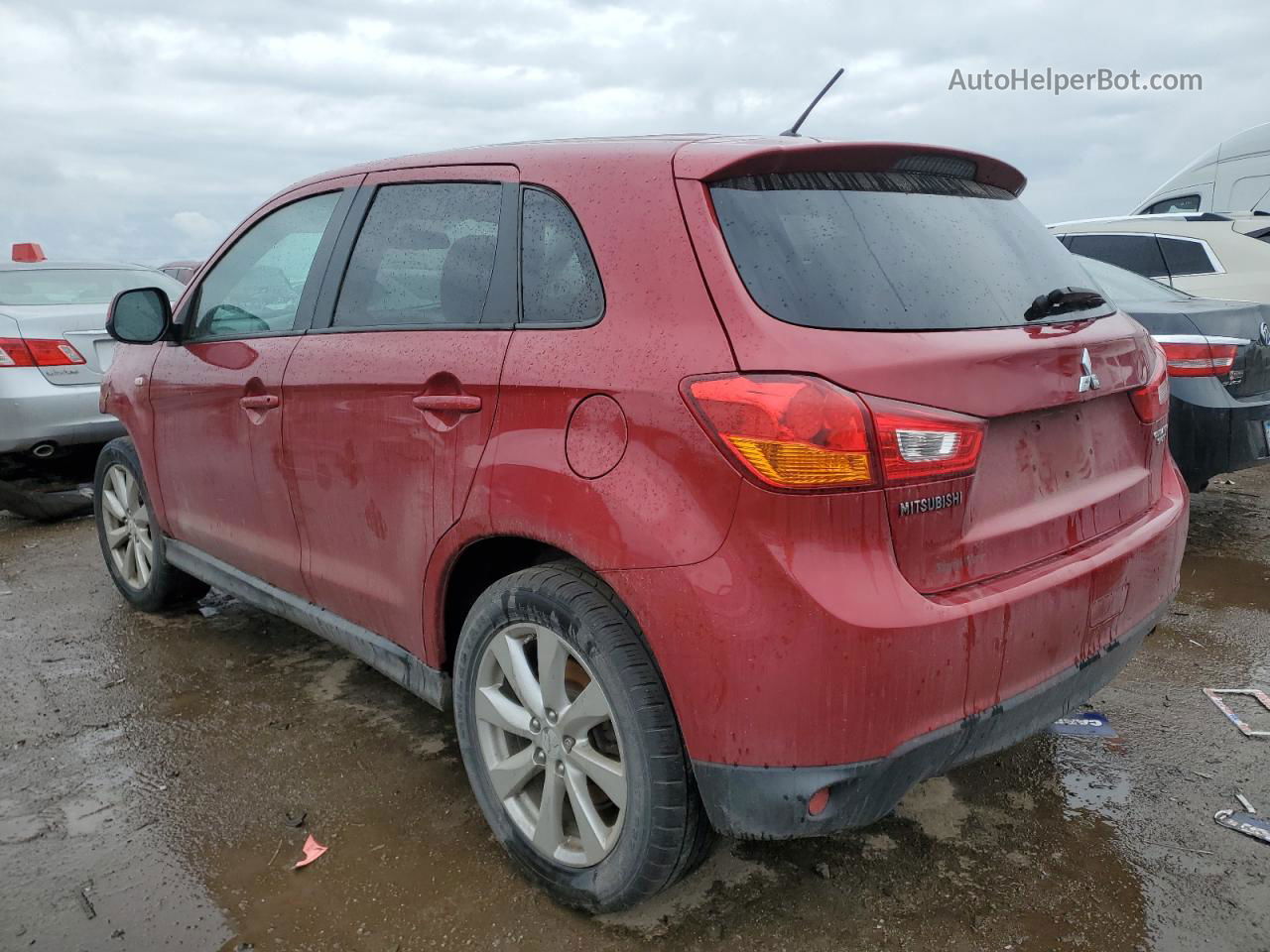 2015 Mitsubishi Outlander Sport Es Red vin: 4A4AP3AU7FE062180