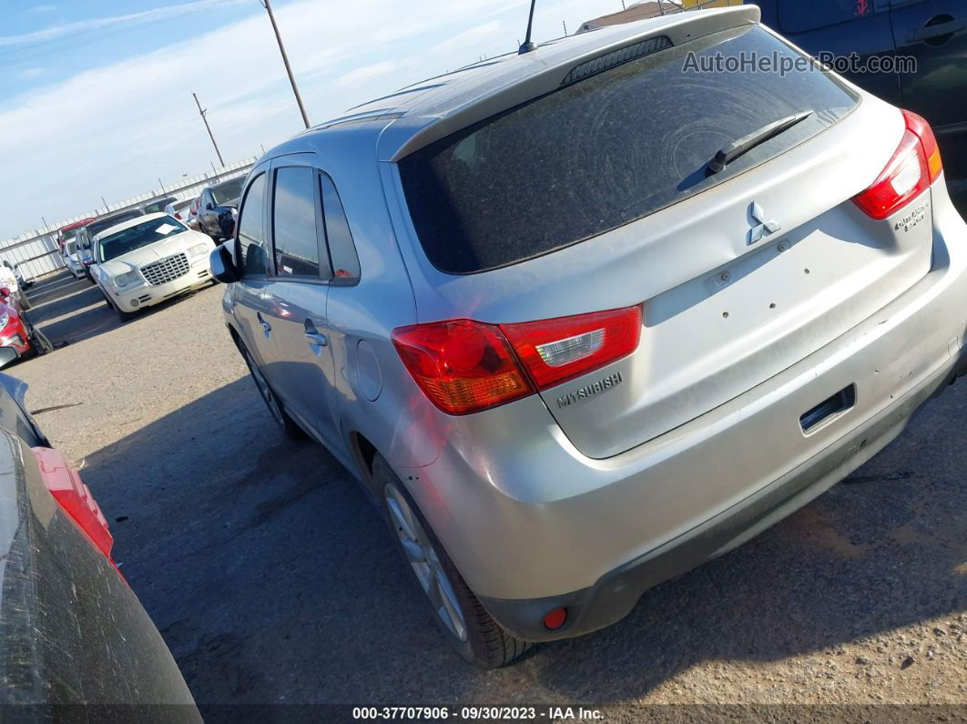 2013 Mitsubishi Outlander Sport Es Silver vin: 4A4AP3AU8DE011378