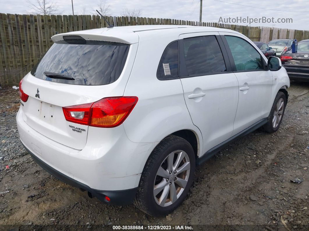 2015 Mitsubishi Outlander Sport Es Белый vin: 4A4AP3AU8FE003266