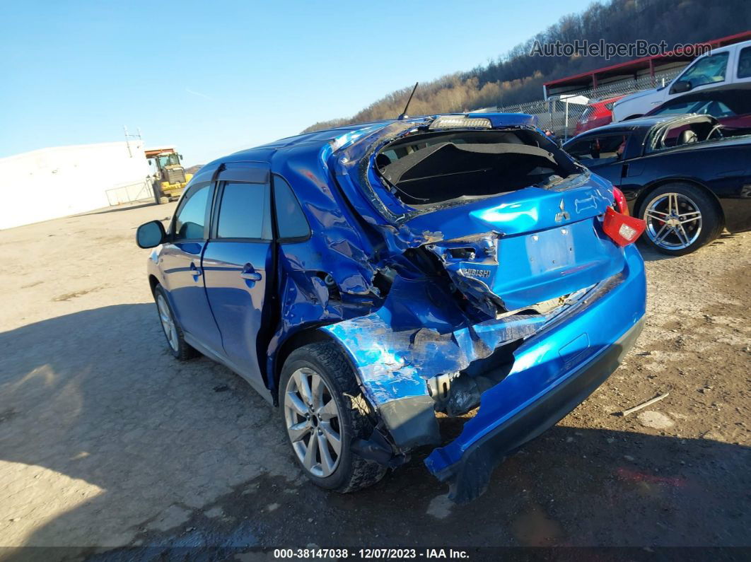 2015 Mitsubishi Outlander Sport Es Blue vin: 4A4AP3AU8FE003994