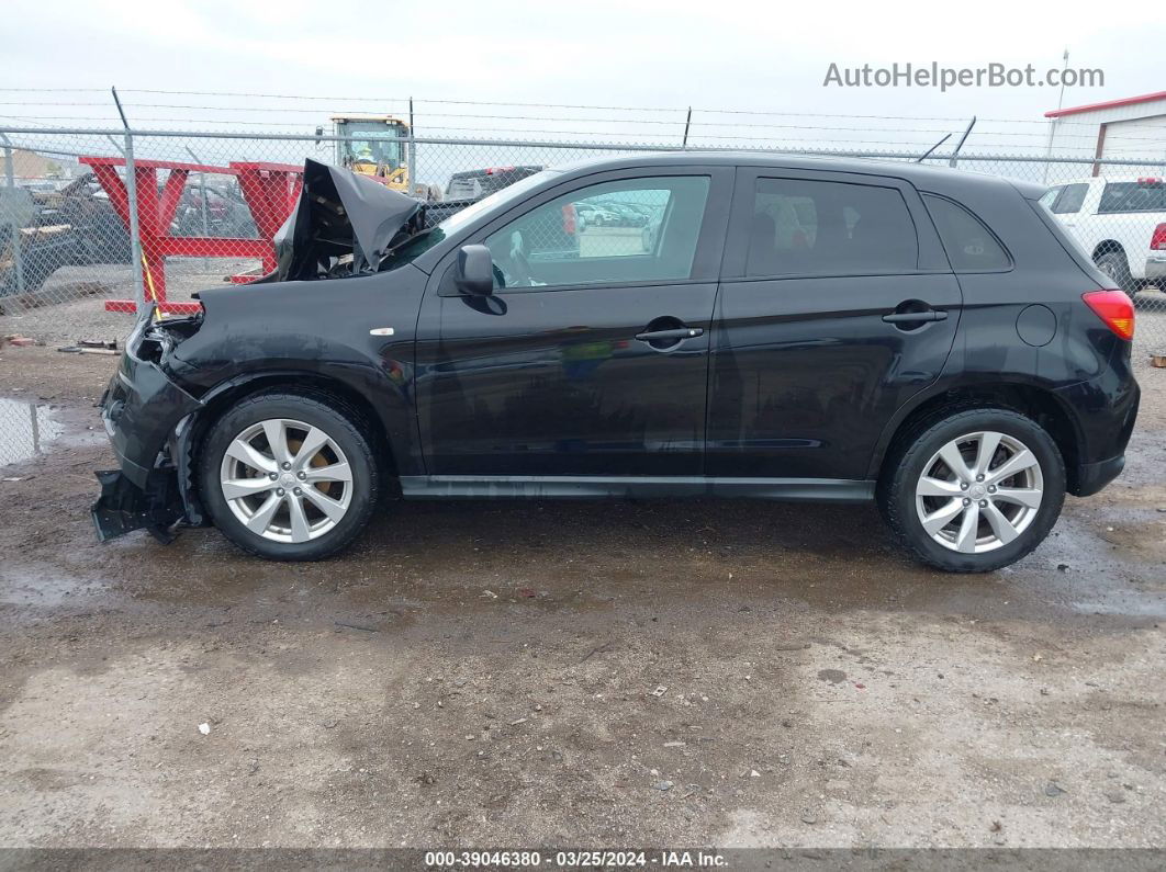 2015 Mitsubishi Outlander Sport Es Черный vin: 4A4AP3AU8FE005938